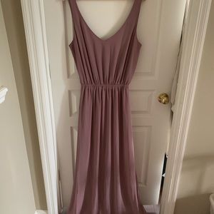 Kendall Maxi Dress ~ Antique Rose Chiffon-Large